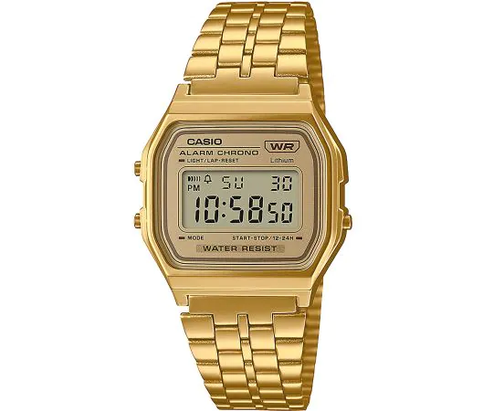 goudkleurige casio horloge